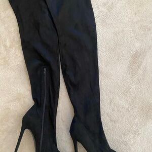NEW Liliana Black Over-the-Knee Boots